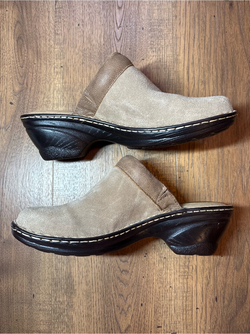 Softspots Lara Suede Leather Slip On Clogs Women’s - Picture 4 of 9